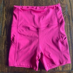 Hot Pink Biker Shorts